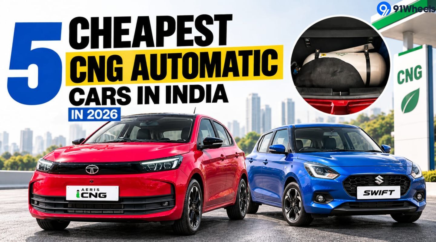 5 Cheapest CNG Automatic Cars in India in 2026